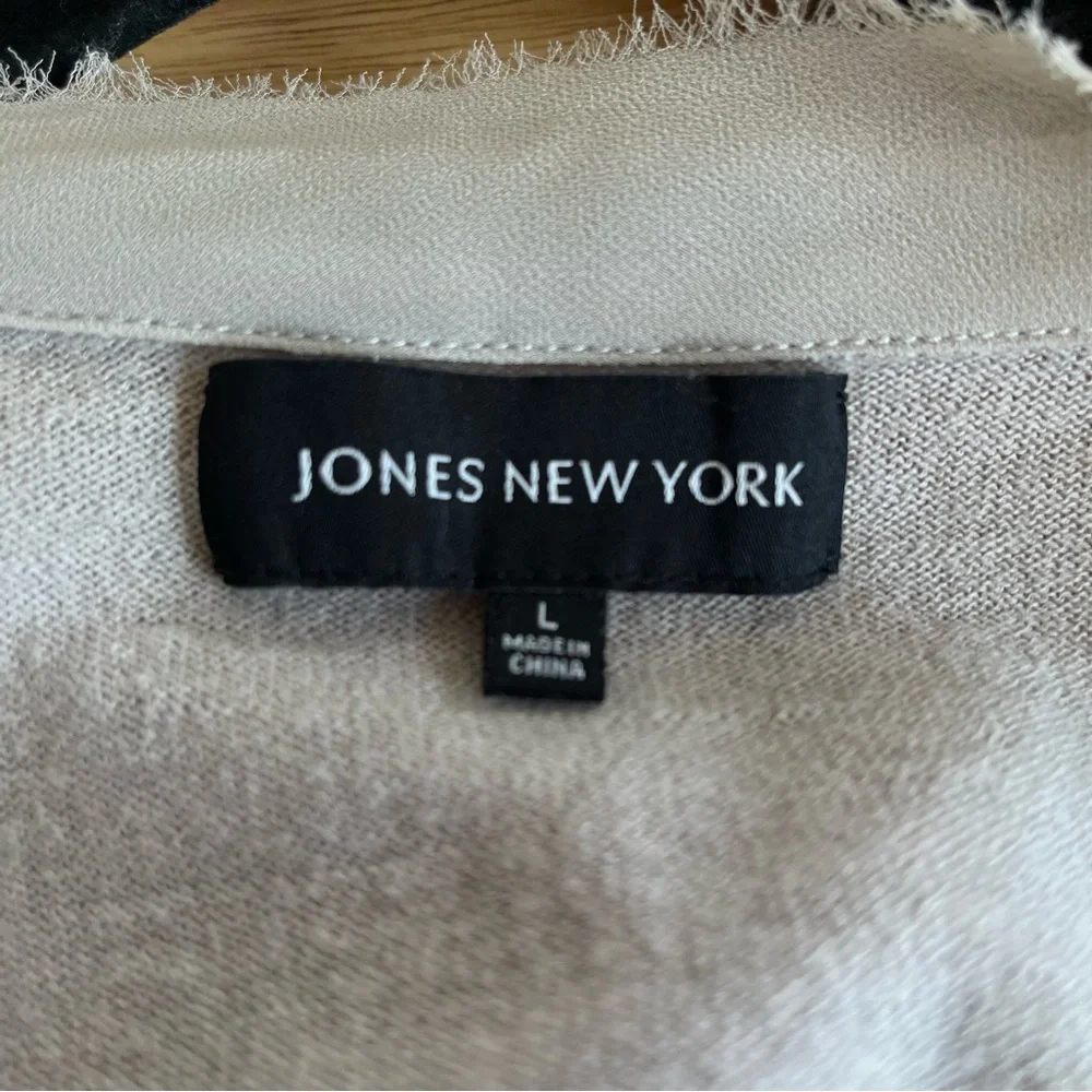 (4) Plus Size Professional Sequin Embellished Gray Blouse Beige  Sweater Office - Picture 14 of 16